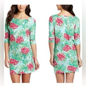 Lilly Pulitzer Cassie Mint Spike The Punch Dress